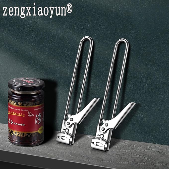 zengxiaoyun Master Jar & Bottle Opener, Adjustable Multifunctional Stainless - Image 4