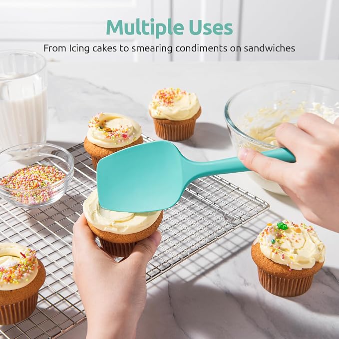 U-Taste Silicone Spoon Spatula Set, 600ºF High Heat Resistant Food Grade - Image 7