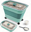 Rice Storage Container, Collapsible Airtight Food Storage Containers 20-30lbs by Komzon