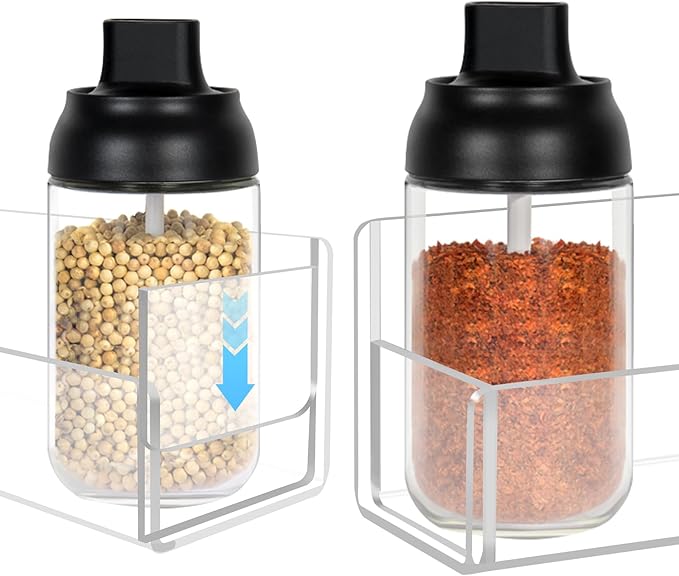 Acrylic Spice Rack Wall Mount - Image 4