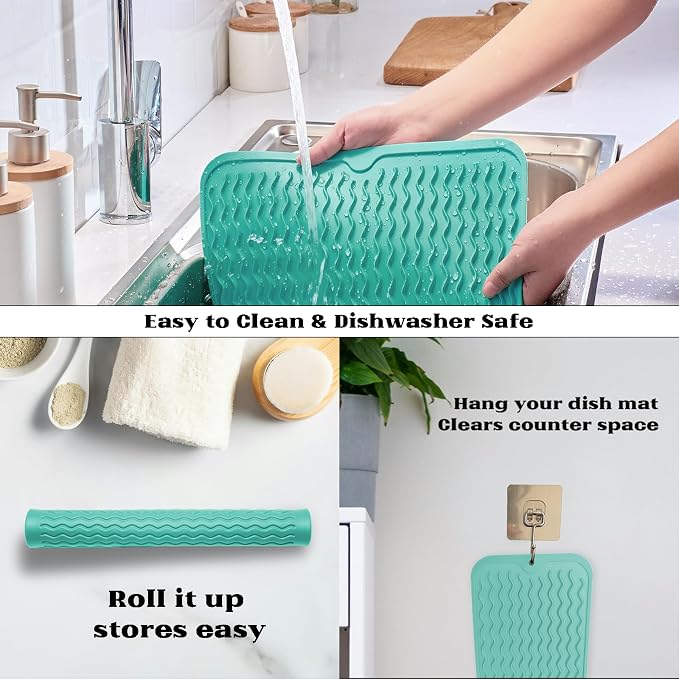 ZLR Silicone Sponge Holder & Sink Caddy Tray - Image 4