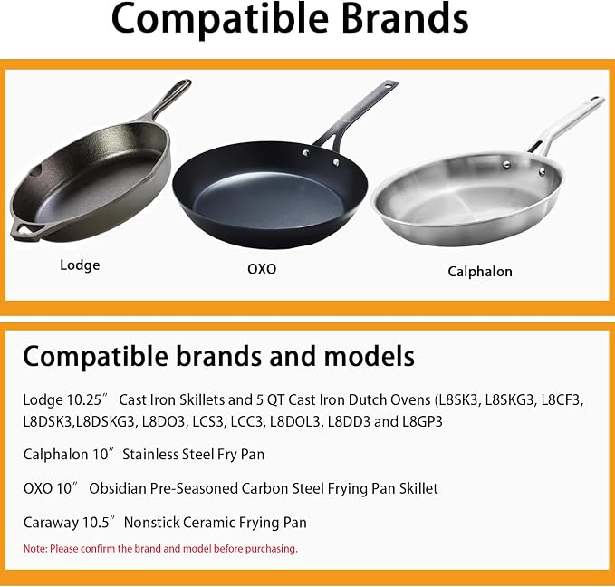 10 Inch Tempered Glass Lid Compatible - Image 3