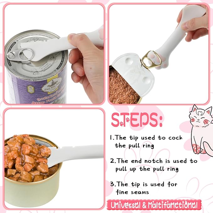 Uiifan Cat Food Lid Cat Food Can Covers Lids 8 Pcs Pet Can Supplies Set 5 - Image 5