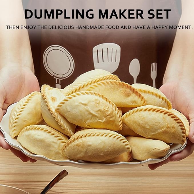 Empanada Maker Press, 5 Inch Extra Large Dumpling Maker Set - Image 5