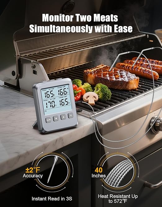 Dual Probe Meat Thermometer Digital - Image 2