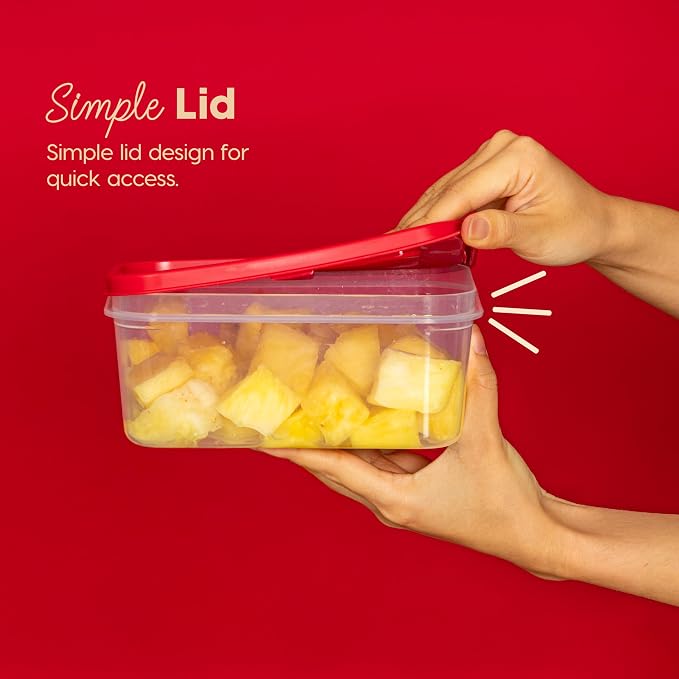 IRIS USA 12 PC Plastic Food Storage Containers - Image 7