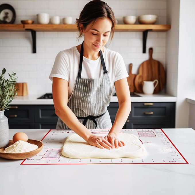 Large 24" x 16" Silicone Baking Mat | Non-Slip Pastry & Dough Mat - Image 7