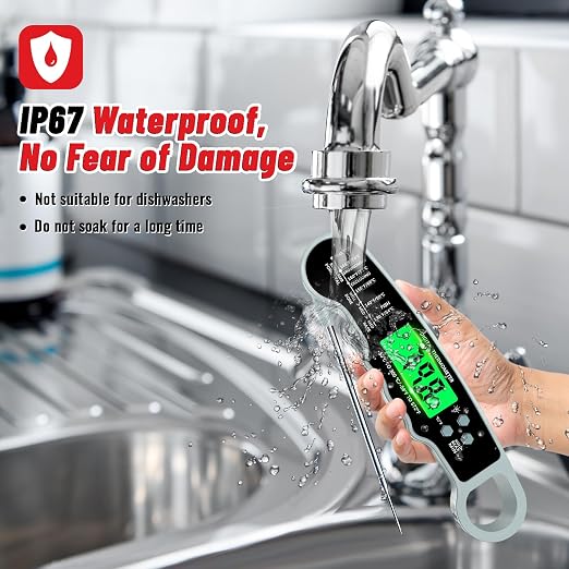Stocking Stuffers for Men Women Adults: Meat Thermometer Digital, Instant Read - Image 5