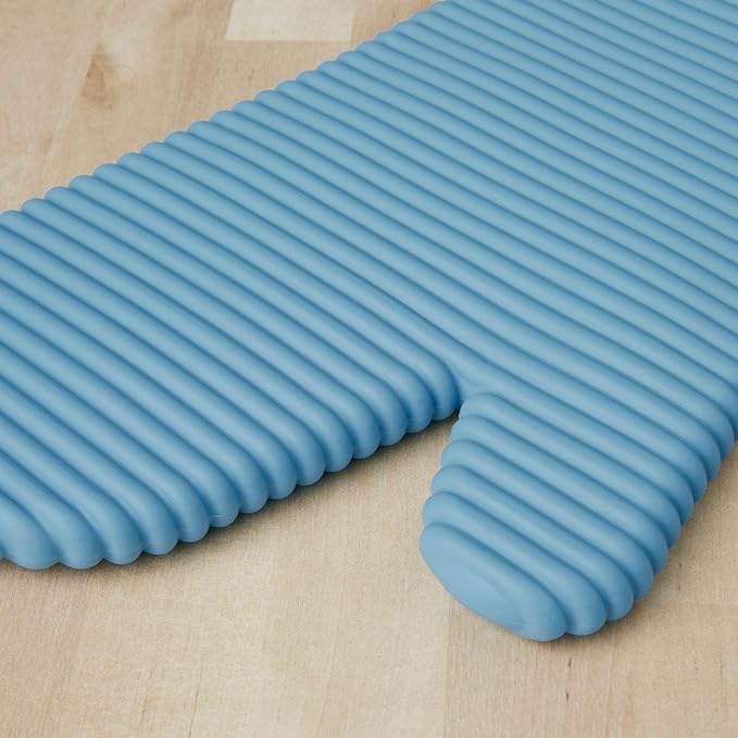 KITCHENAID Ribbed Soft Silicone Oven Mitt 2-Pack Set - Image 3