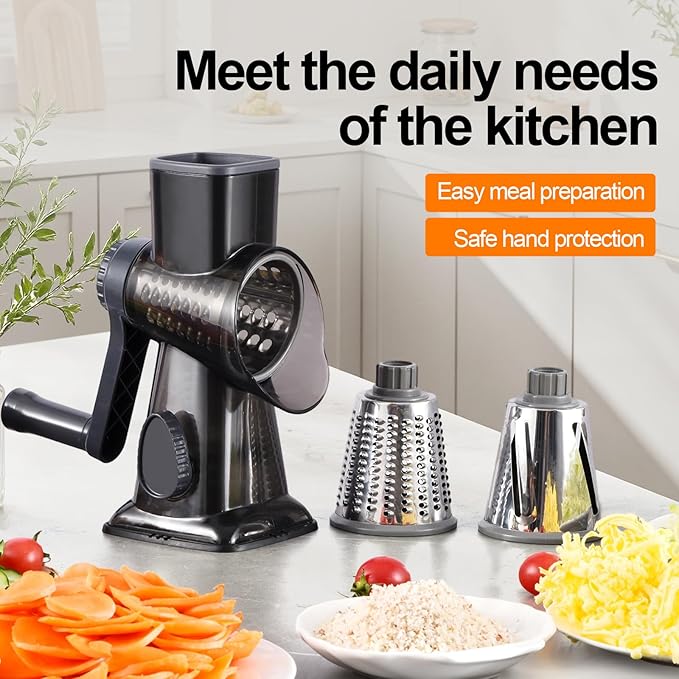 Rotary Cheese Grater Hand Crank - Image 9