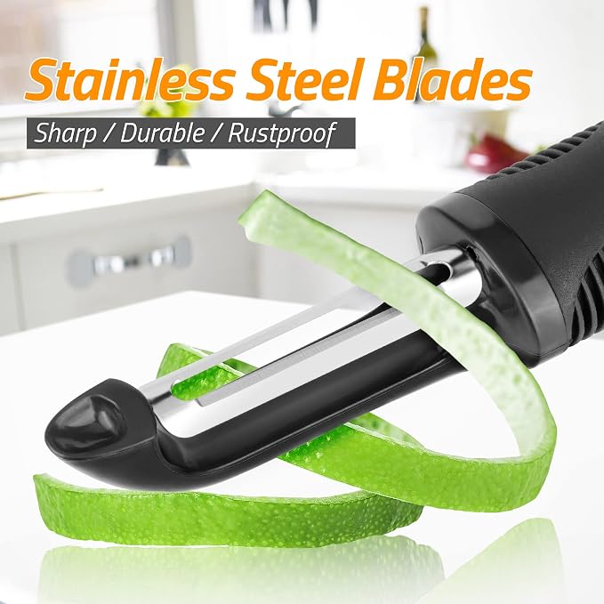 Vegetable Fruit peeler for kitchen Potato Peeler Hand Sharp Stainless Steel - Image 2