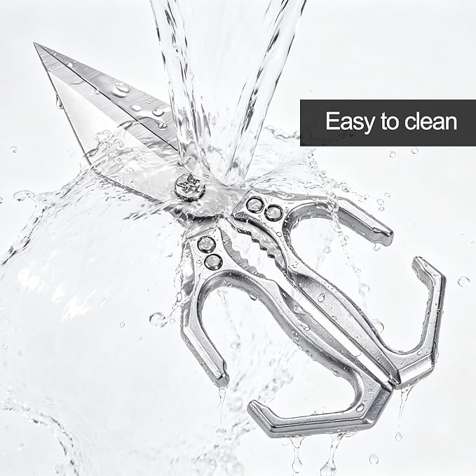 Kitchen Shears, Poultry Scissors, Stainless Steel Heavy Duty Scissors, - Image 5