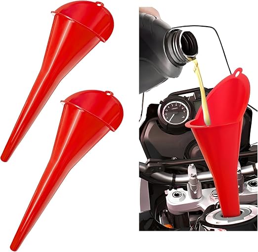 Long-Neck Oil Funnel for Automotive – Multi-Function Plastic Funnel for Oil by Cartisen
