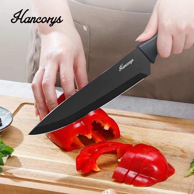 Knife Sets for Kitchen with Block, 15 Pieces Chef Knife Set with Self Sharpening - Image 5