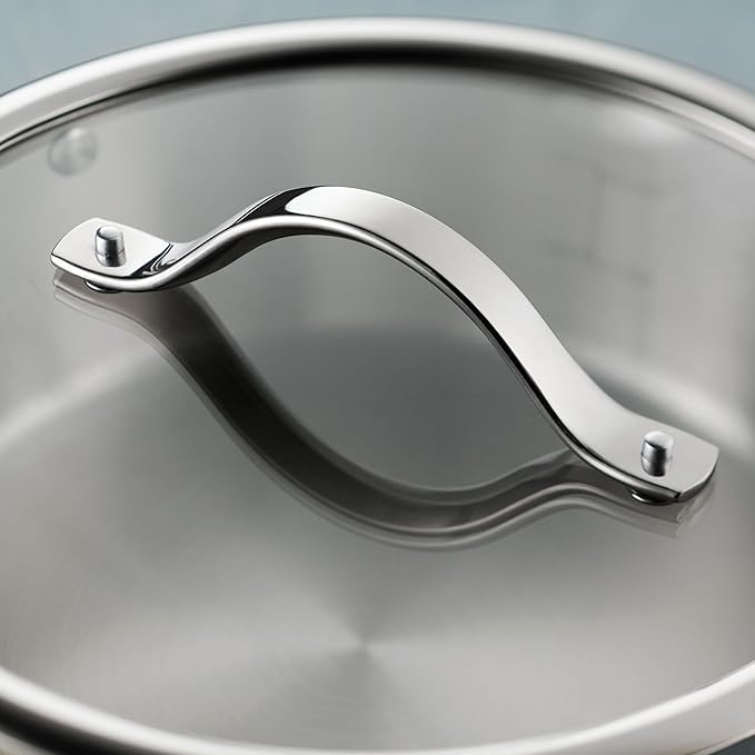Tramontina Tempo Tri-Ply Base Stainless Steel 2-Quart Small Sauce Pan - Image 7