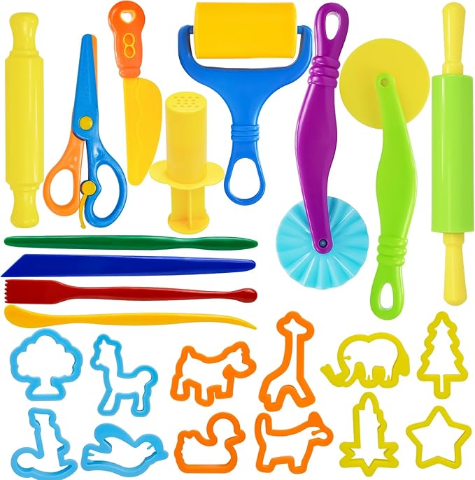 LCY WEDSHI Dough Tool Set, Dough Accessories Includes Animal Molds, Cutters by LCYWEDSHI