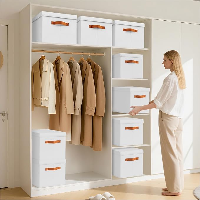 Homsorout Storage Bins with Lids - Image 4