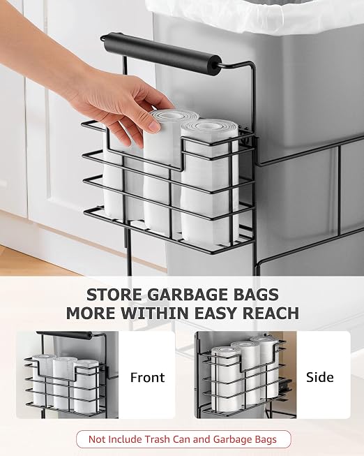 Bulado Pull Out Trash Can Under Cabinet, Under Sink Trash Can Kit - Image 2
