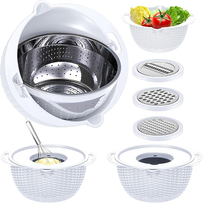 4-1 Strainer with Bowl Set by Balavina