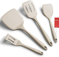 Silicone Spatula Set, 600°F Heat Resistant Silicone Spatula Turner Flipper by VOVOLY