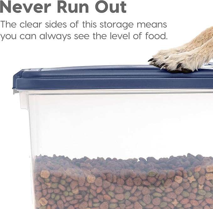 IRIS USA Dog Food Storage Container, 30 lbs & 11 lbs Combo, Cat Food Storage - Image 5
