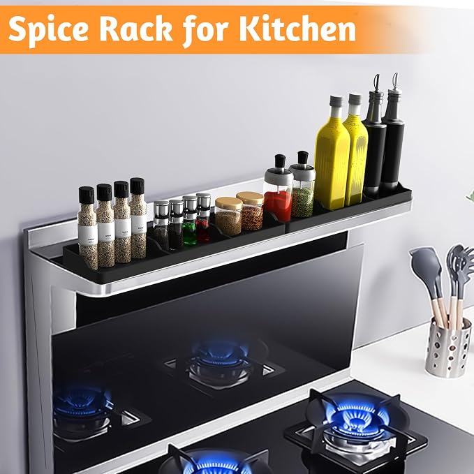 Foeacry 30 Inch Silicone Stove Oven Top Shelf Magnetic - Image 6