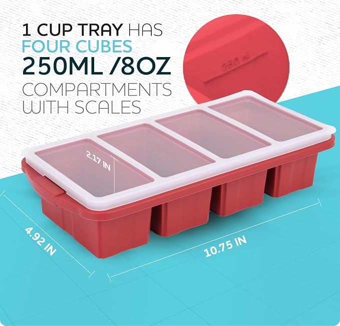 XOMOO Silicone Freezer Tray - Image 5