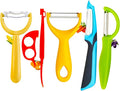 Carrot Peelers, Kitchen Vegetable Peeler Set, Including orange peeler, Corn by Soft+Home