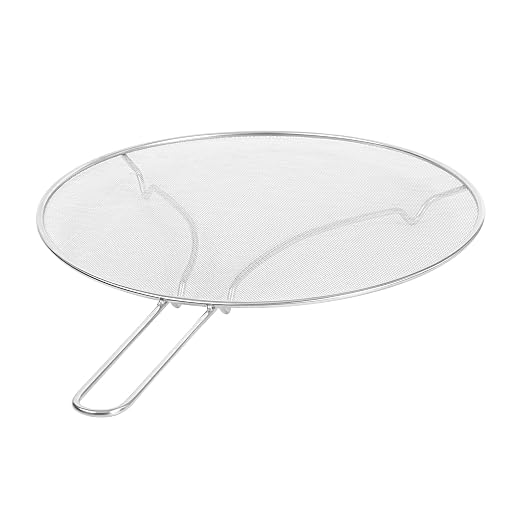 Restaurantware Splatter Screen 1 Count 13" Fine Mesh Cover Stainless Steel - Image 13