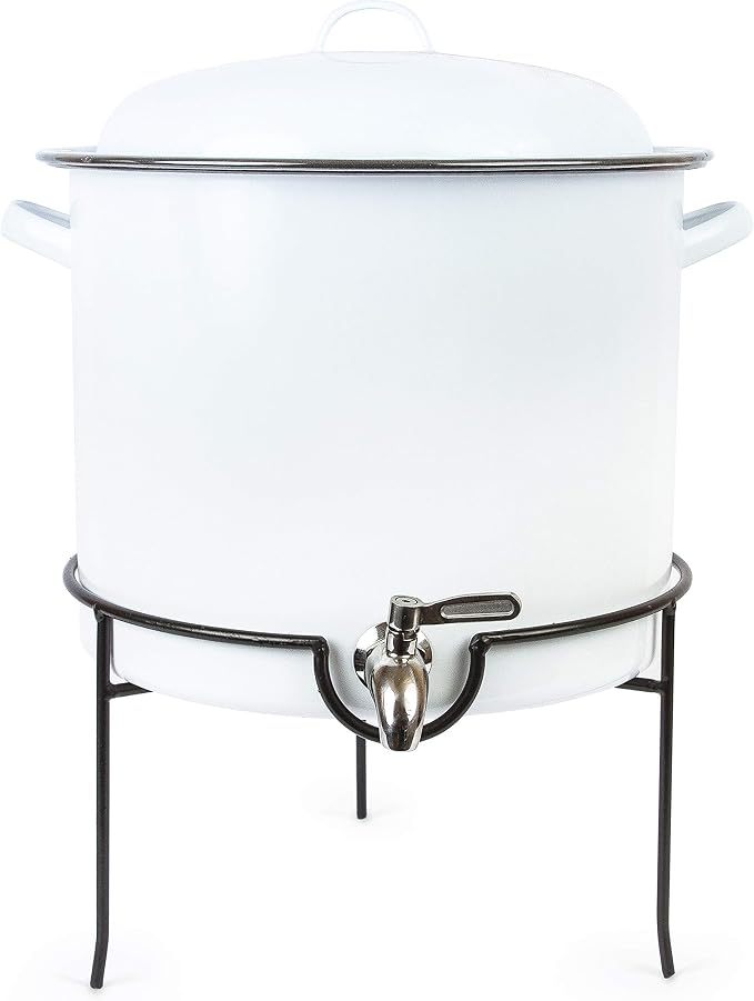 Enamelware Beverage Dispenser by CROW+CANYON+HOME