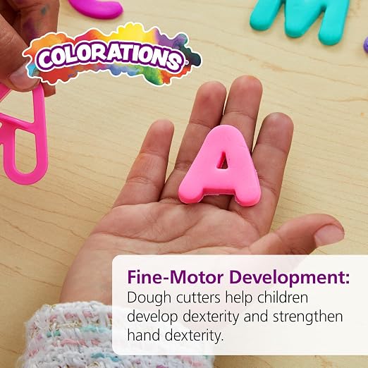 Colorations Alphabet & Number Dough Cutter Set - Image 4