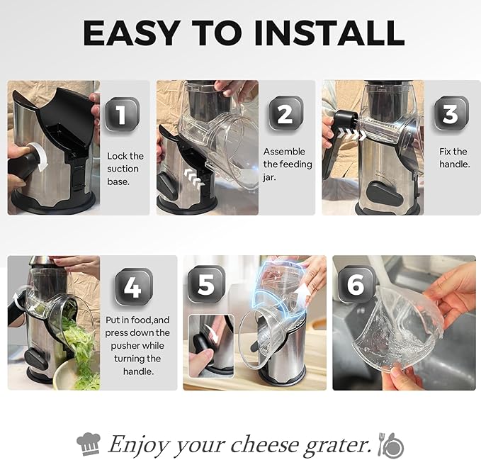 Airpro Rotary Cheese Grater - Image 5