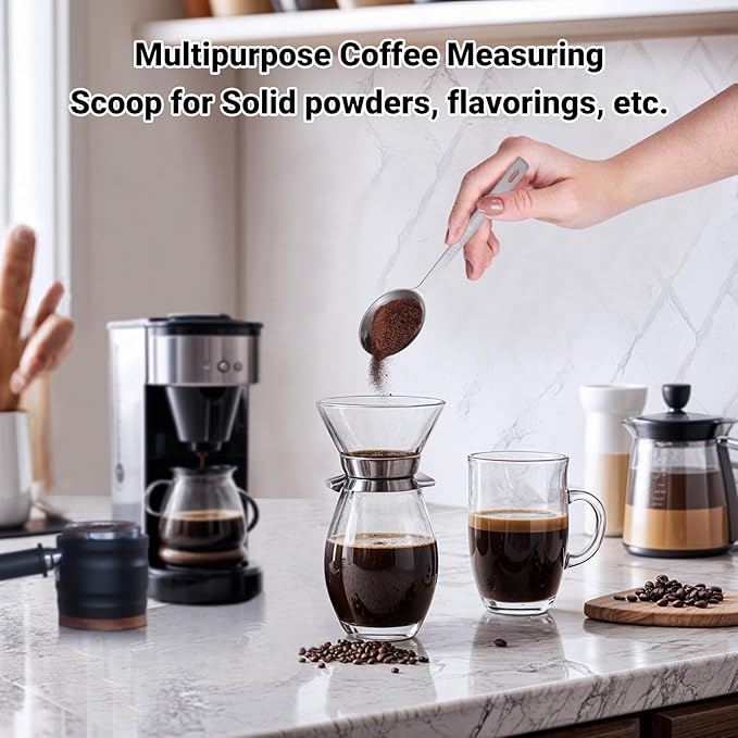Flezoo 4Pcs Coffee Scoop Spoon - Image 6