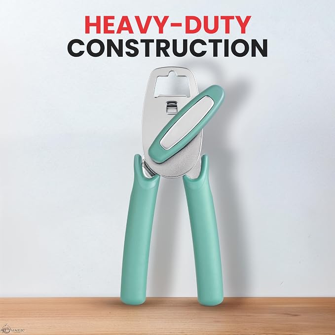 Zulay Kitchen Heavy Duty Stainless Steel Manual Can Opener – Ergonomic Soft - Image 2