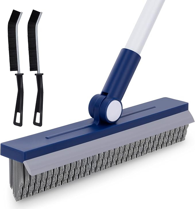 IVYROLL Grout Brush with Long Handle, Grout Cleaner Brush by IVYROLL