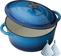 Enameled Cast Iron Dutch Oven by SUNOUTLY