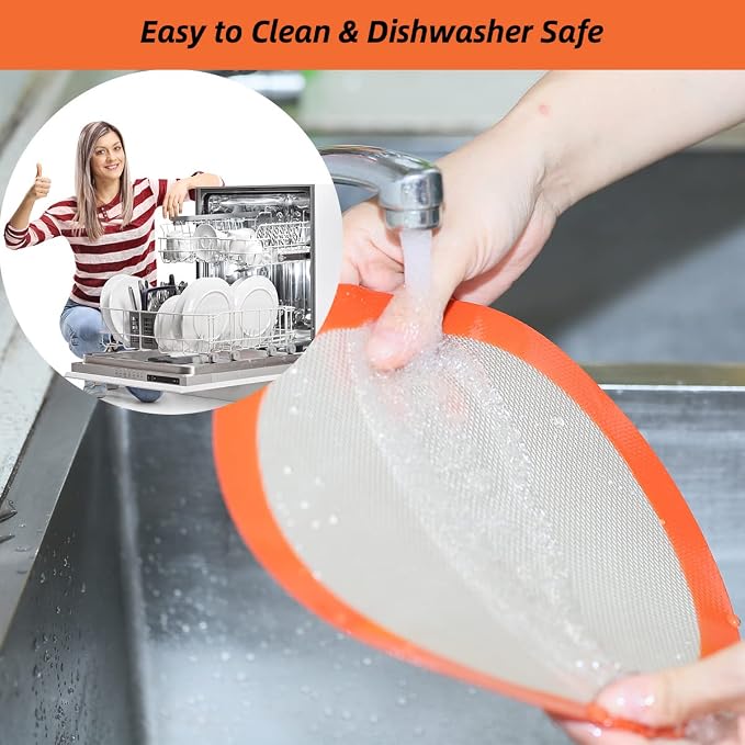 AMYONE Round Silicone Baking Mats - Image 3