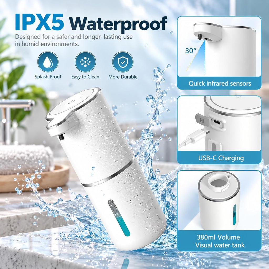 Automatic Soap Dispenser – Touchless Foaming Soap Dispenser 400ml USB