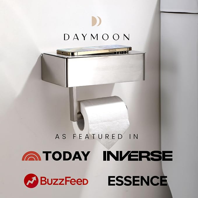 Day Moon™ - Toilet Paper Holder - Modern Roll Holder - Image 4