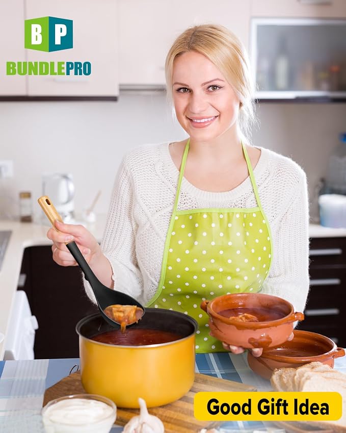 Silicone Soup Ladle and Spaghetti Spoon Set - Image 7