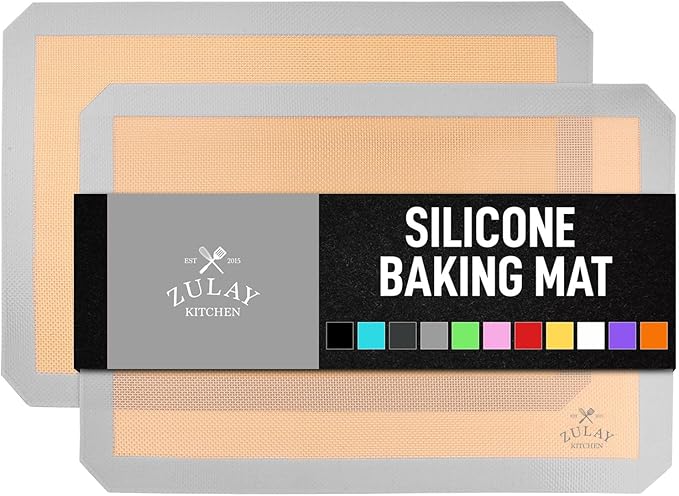 Zulay Kitchen Silicone Baking Mat Sheet Set by ZulayKitchen