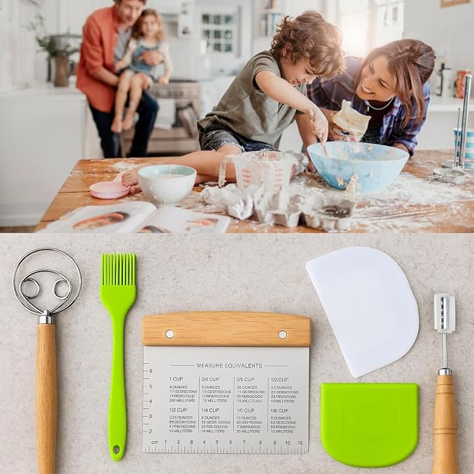 BOORIKA Sourdough Bread Baking Tool Set - Image 8