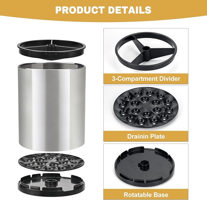 2Pack Kitchen Utensil Holder Set - Image 5