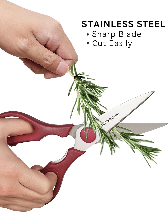 Kitchen Scissors for Food, HUNTER.DUAL Heavy Duty Come Apart Poultry Shears for - Image 2