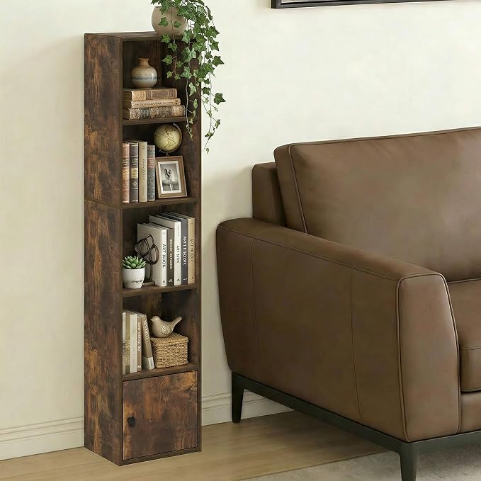 Furinno LUDER Book Shelf, 5-Tier Bookshelf - Image 4