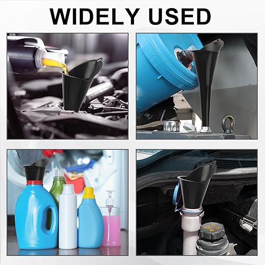 Long-Neck Oil Funnel for Automotive – Multi-Function Plastic Funnel for Oil - Image 7