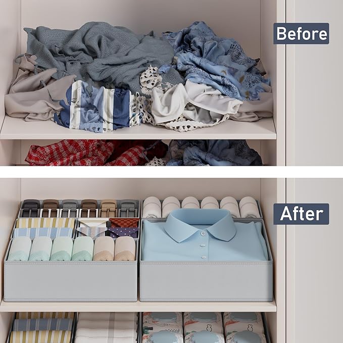 DIMJ Drawer Organizer Clothes Storage - Image 6