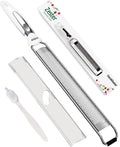 Ourokhome Kitchen Lemon Zester, Stainless Steel Hand Held Parmesan Cheese Grater by Ourokhome