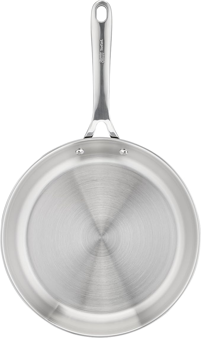 T-Fal x Jamie Oliver Stainless Steel Fry Pan 9.5-Inch, Induction Compatible - Image 2