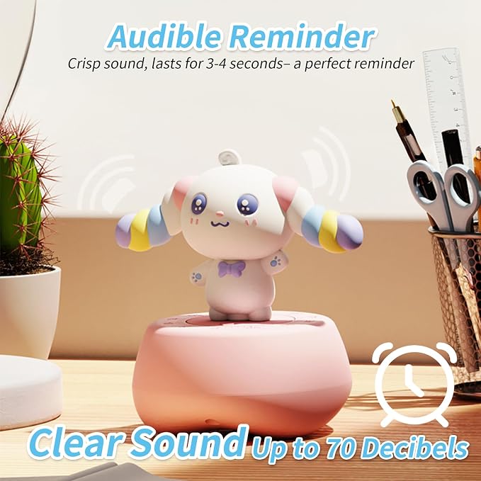 Blue Mechanical Timer, Cool Animal Manual Wind Up Countdown Clock, Professional - Image 7